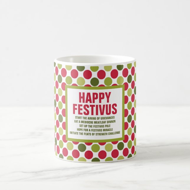 Taza De Café Feliz Festival Holiday Mug por ©NHC (Centro)
