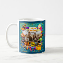 Taza De Café Feliz fiesta de Halloween lleno de truco o regalo 