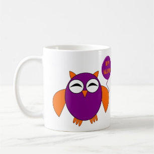 Taza De Café Feliz Fiesta de Halloween Owl Mug