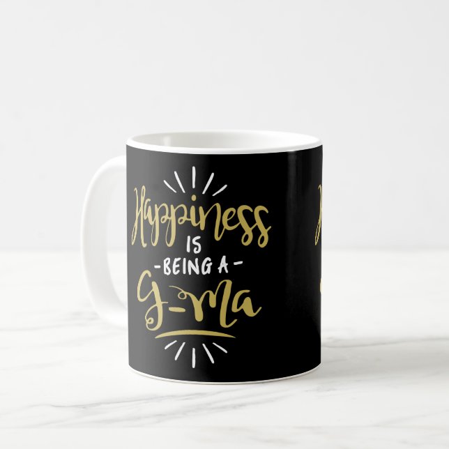 Taza De Café Feliz G-Mamáes (Anverso izquierdo)