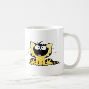 Taza De Café Feliz-Gatito