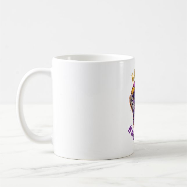 Taza De Café Feliz Gato de Brujas de Halloween (Izquierda)