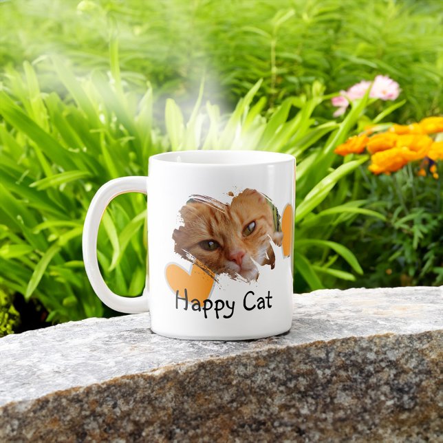 Taza De Café Feliz Gato Feliz Gato Mamá (Subido por el creador)