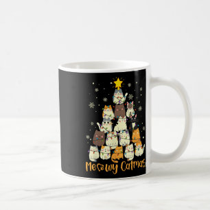 Taza De Café Feliz Gatomidad Gato Árbol de Navidad Xmas Chicas 