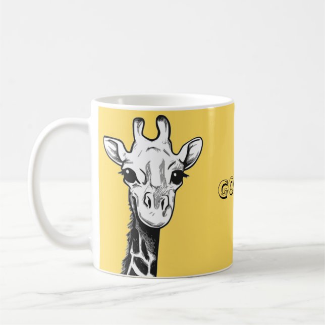 Taza De Café Feliz Giraffe Mug (Izquierda)