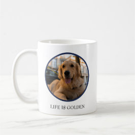 Taza De Café Feliz Golden Retriever