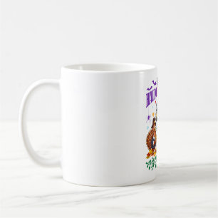 Taza De Café Feliz hallothanksmas 2026 pavo fantasma calabaza