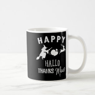 Taza De Café Feliz Hallothanksmas Halloween Bruja Día de Acción