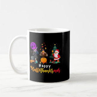 Taza De Café Feliz Hallothanksmas Halloween Día de Acción de Gr