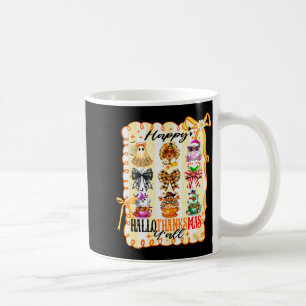 Taza De Café Feliz Hallothanksmas Y’all Lazo Coquette de Hallow