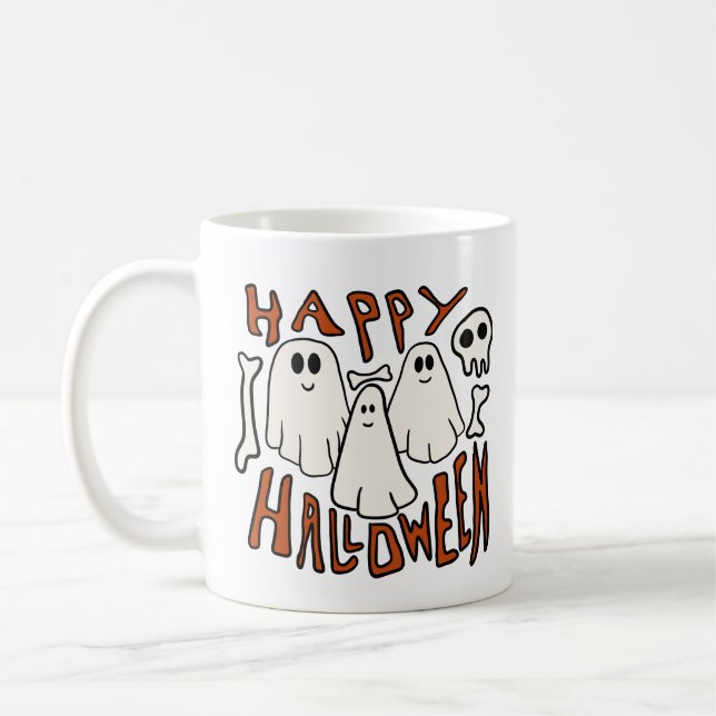 Taza De Café Feliz Halloween (Izquierda)