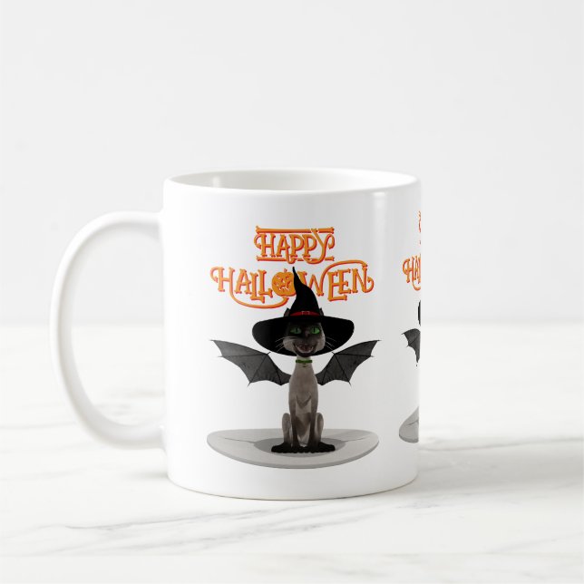 Taza De Café Feliz Halloween. (Izquierda)