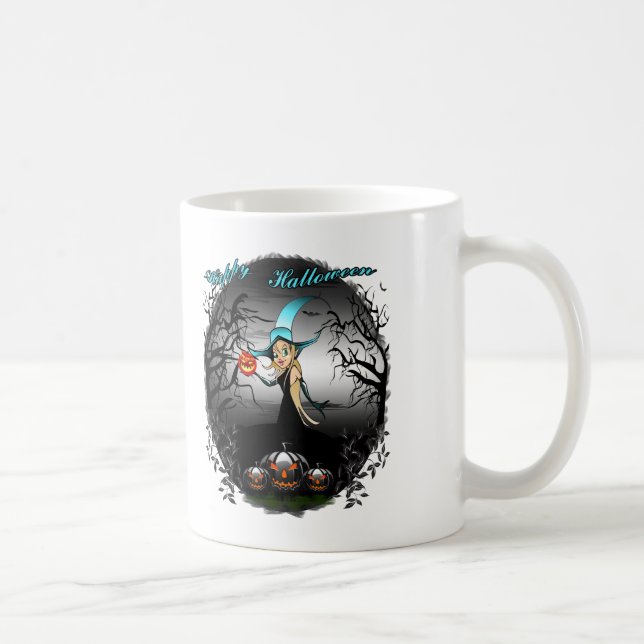 Taza De Café Feliz Halloween (Derecha)