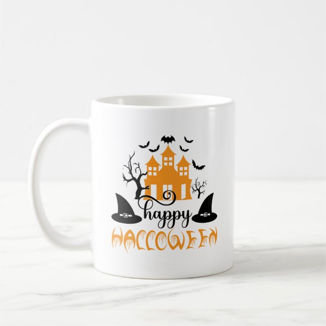 Taza De Café Feliz Halloween (Izquierda)