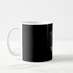 Taza De Café Feliz Halloween Bruja Castillo Calaveras Gordo Beb