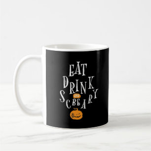 Taza De Café Feliz Halloween Come Bebe Y Sé Espantoso Moderno