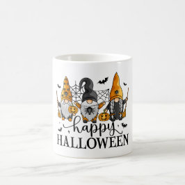 Taza De Café Feliz Halloween Gnomes