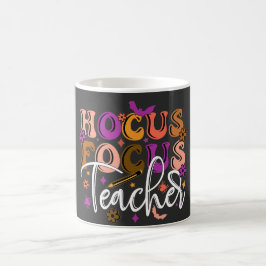 Taza De Café Feliz Halloween- Profesora de Magia y Enfoque