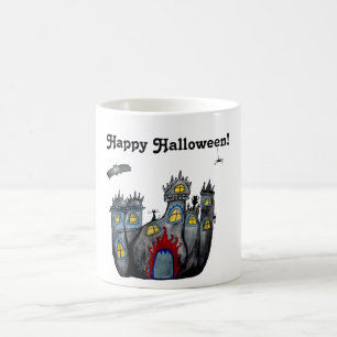 Taza De Café Feliz Halloween Spooky Castle Mug