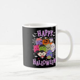 Taza De Café Feliz Halloween Squish Squad Mallow Regalos Cuidad