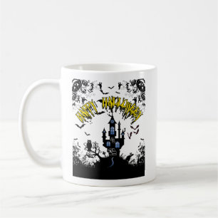 Taza De Café Feliz Halloween.w