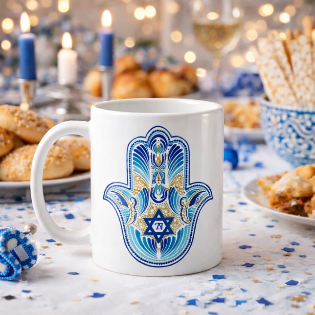 Taza De Café Feliz Hanukkah (Subido por el creador)