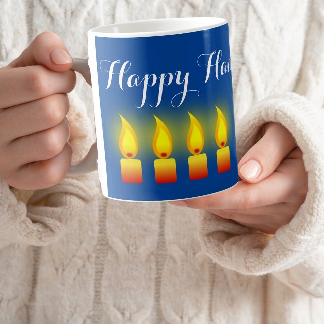 Taza De Café Feliz Hanukkah (Subido por el creador)