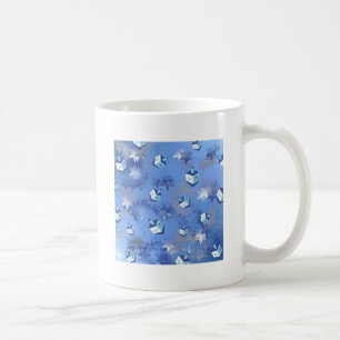 Taza De Café Feliz Hanukkah cayendo estrellas y sueños