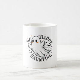 Taza De Café Feliz Haunting Ghost Halloween Spooky