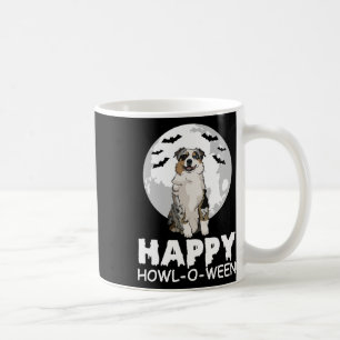 Taza De Café Felíz Holl-o-ween Perro perezoso vestido de Hallow