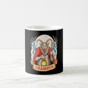Taza De Café Feliz Krampus Monstruo Navidad Xmas Santa Malvado