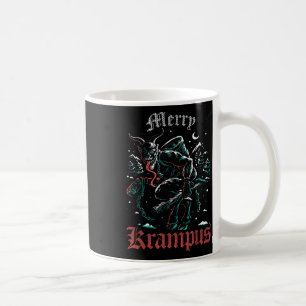 Taza De Café Feliz Krampus Navidad Xmas Horror Feo Malvado Paja