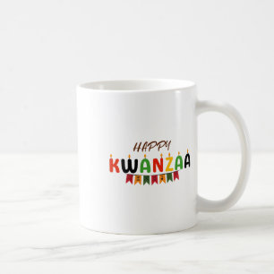 Taza De Café Feliz Kwanzaa - 7 Principios De Kwanzaa Tees