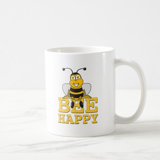 Taza De Café Feliz manosee la abeja (Derecha)