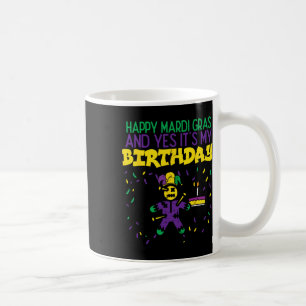 Taza De Café Feliz Mardi Gras Sí Mi Cumpleaños Hombres Fiestas 