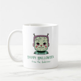 Taza De Café Feliz Monstruo de Halloween