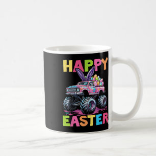 Taza De Café Feliz Monstruo de Pascua Camión Pascua Niños Peque