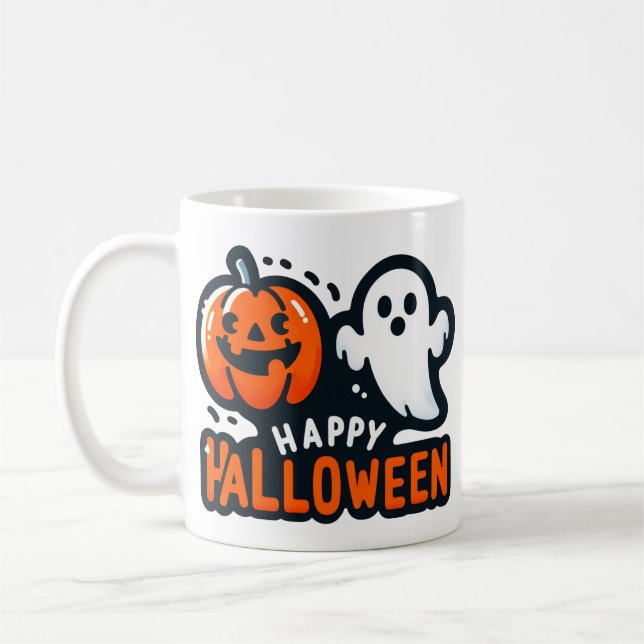 Taza De Café Feliz Mug de Halloween (Izquierda)