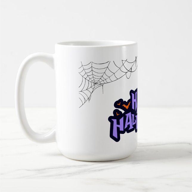 Taza De Café Feliz Mug de Halloween para todos los amantes de H (Izquierda)