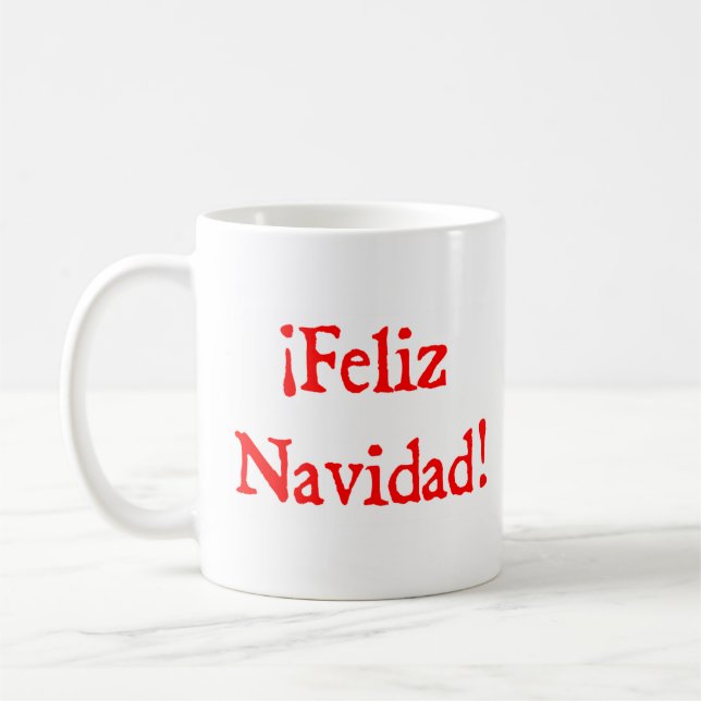 Taza De Café Feliz Navidad (Izquierda)