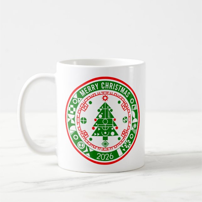 Taza De Café Feliz Navidad (Izquierda)