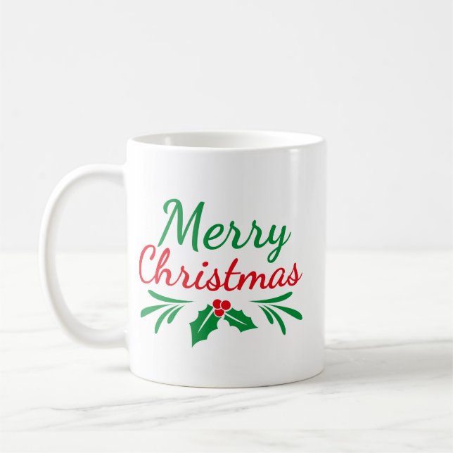 Taza De Café Feliz Navidad (Izquierda)