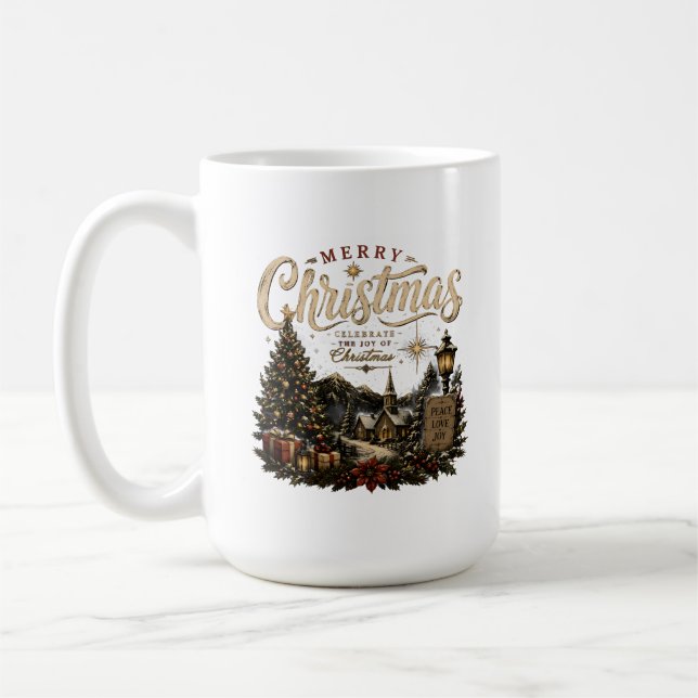 Taza De Café Feliz Navidad (Izquierda)