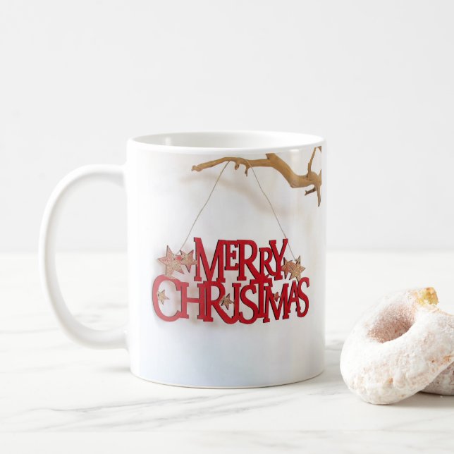 Taza De Café Feliz Navidad (Con donut)