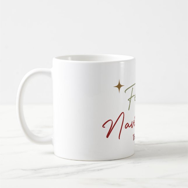 Taza De Café Feliz Navidad (Izquierda)