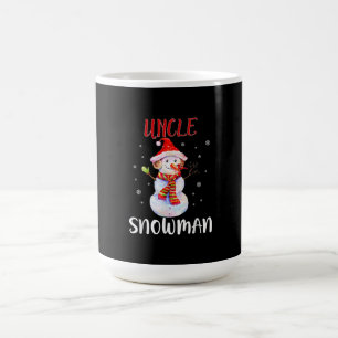 Taza De Café Feliz Navidad 2020 Tío Snowman En Máscara Pajama