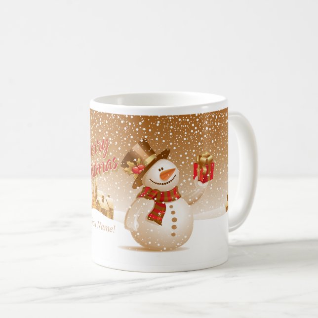 Taza De Café Feliz Navidad 88 Mug (Anverso derecho)