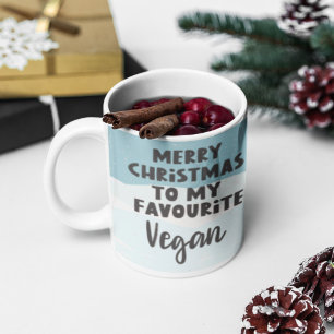 Taza De Café Feliz Navidad a la favorita cervecería Vegan perso