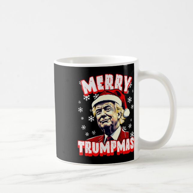 Taza De Café Feliz Navidad a los Navidades de Trump (Derecha)