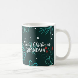 Taza De Café Feliz Navidad Abuela